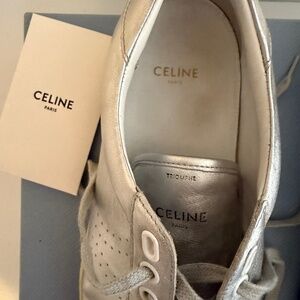 Celine silver classic sneakers
